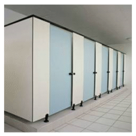 Cubicle with Nylon Hardware