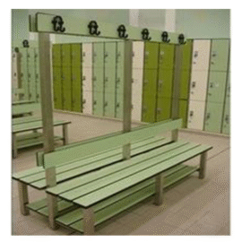 HPL Changing Room Bench